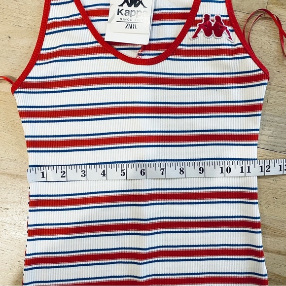 NEW Zara X Kappa stripe romper - Picture 6 of 8